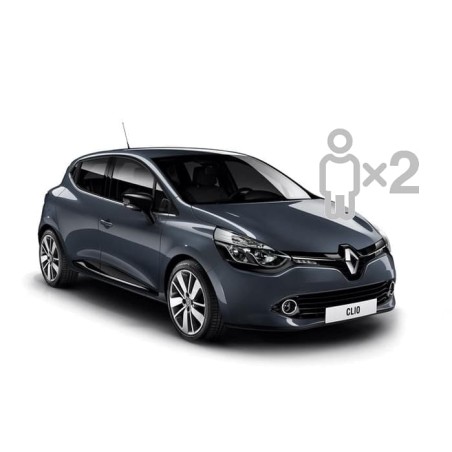 Housses de siège sur mesure Renault clio 2 places